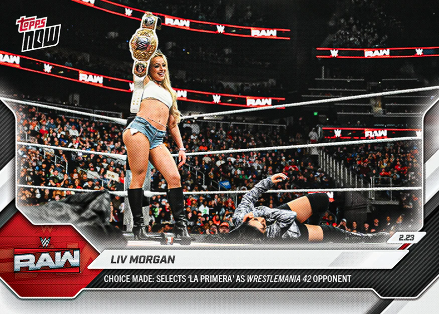 Liv Morgan - 2026 WWE Topps NOW® - Card 17