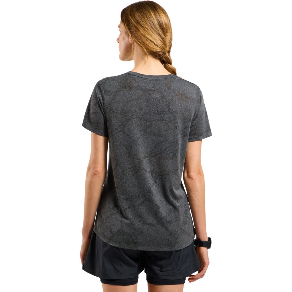 Odlo Zeroweight Engineered Chill-Tec Running T-Shirt Women 315201 - black melange