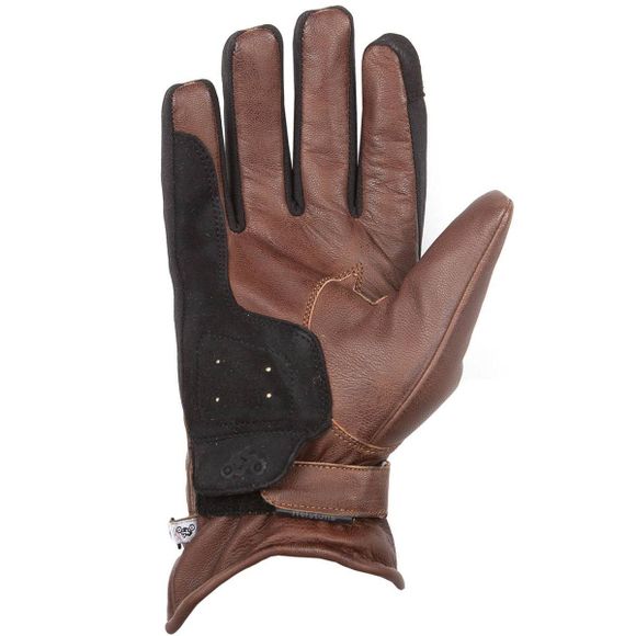 Gants Helstons BENSON HIVER CUIR CHOCO - Marron / NoirRef : HS0922