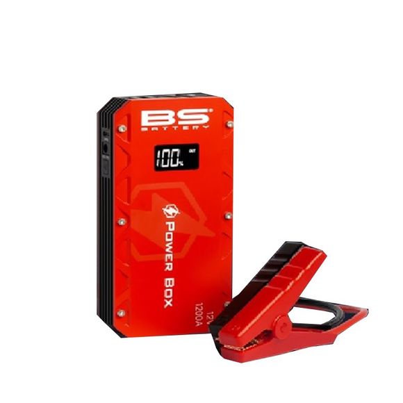 BS Battery Power Box PB-02 Battery Booster with Universal USB Charger - Red / BlackRef: BSB0007 / 1123664