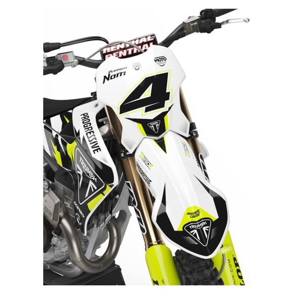 RiderUnik COLO graphic kit - White / BlackRef: Ru2644 / Tri-Colo-2