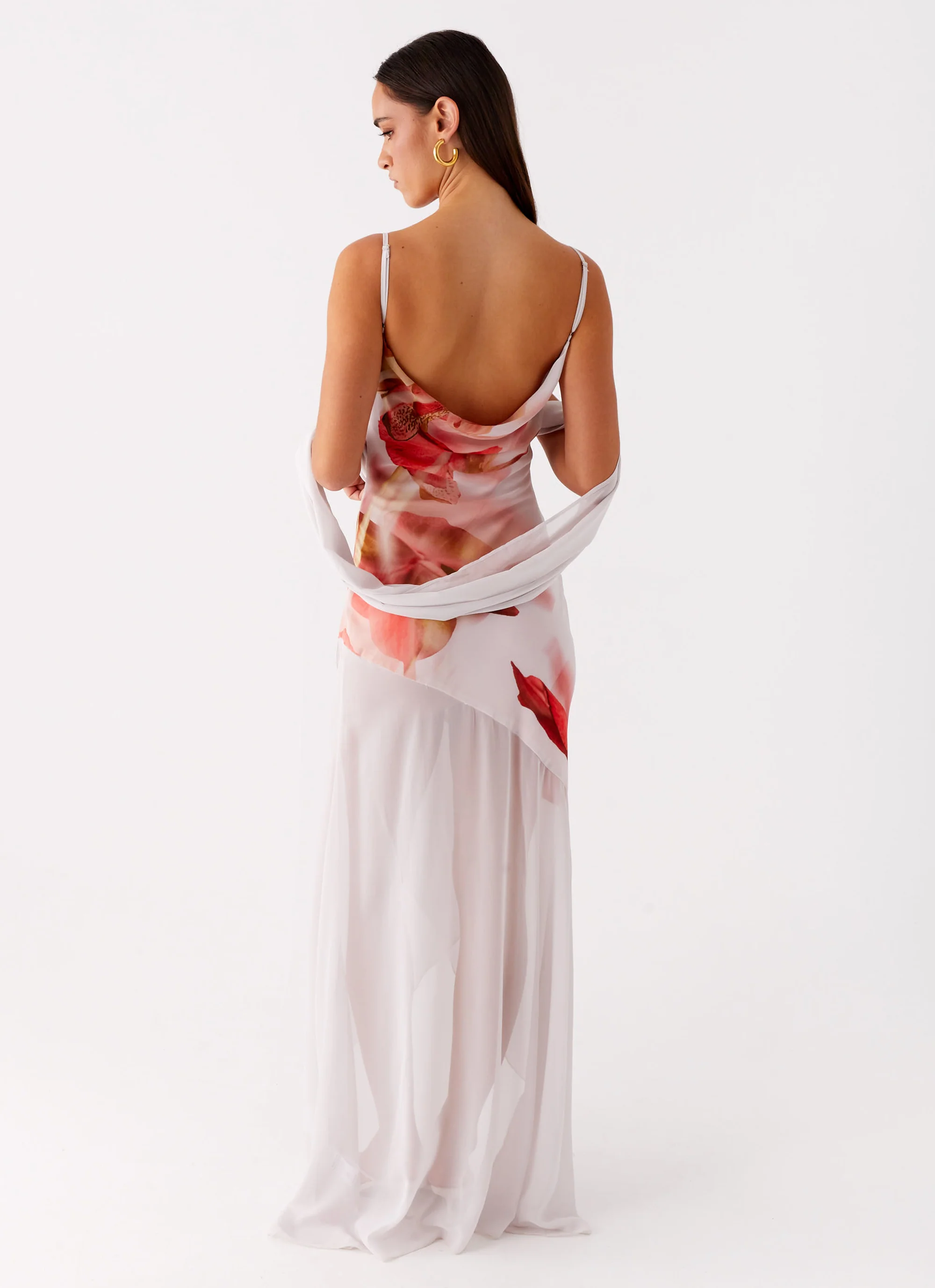 Loire Maxi Dress - Peach Rose
