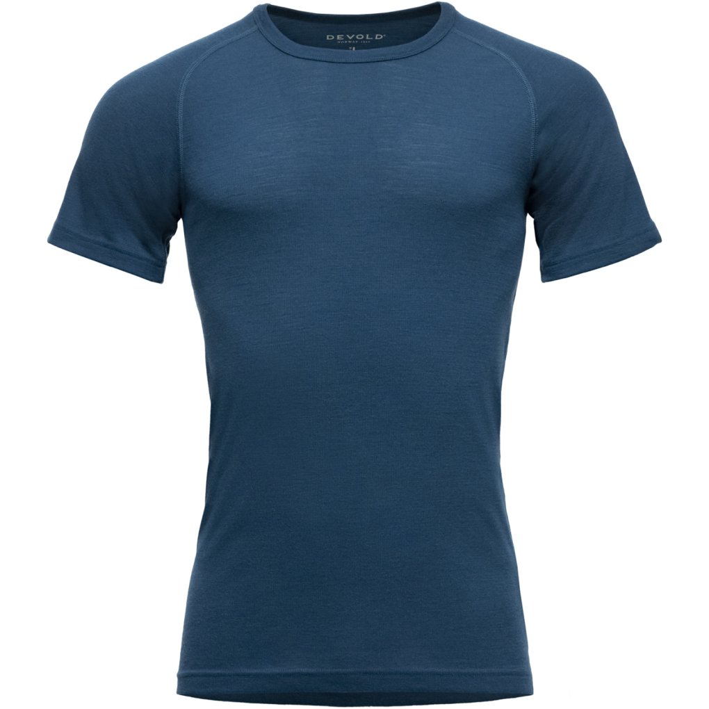 Devold Lauparen Merino 190 Base Tee Men - 422A Flood
