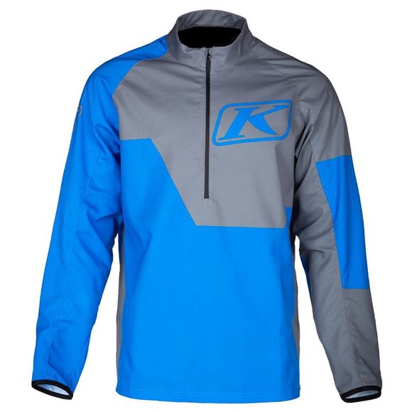 Pull KLIM REVOLT 1/4 ZIP 2023 - Gris / BleuRef : KLI0389