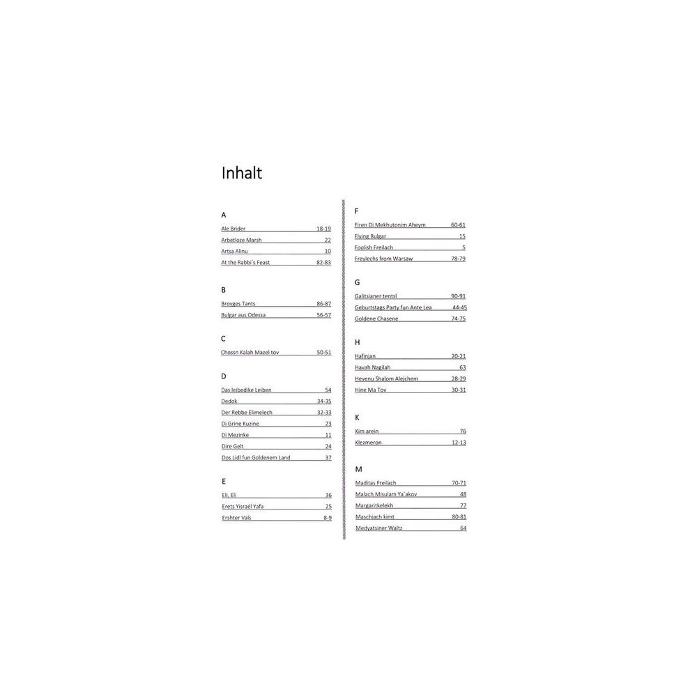 Purzelbaum Verlag Akkordeon Power Klezmer – Thomann Ireland