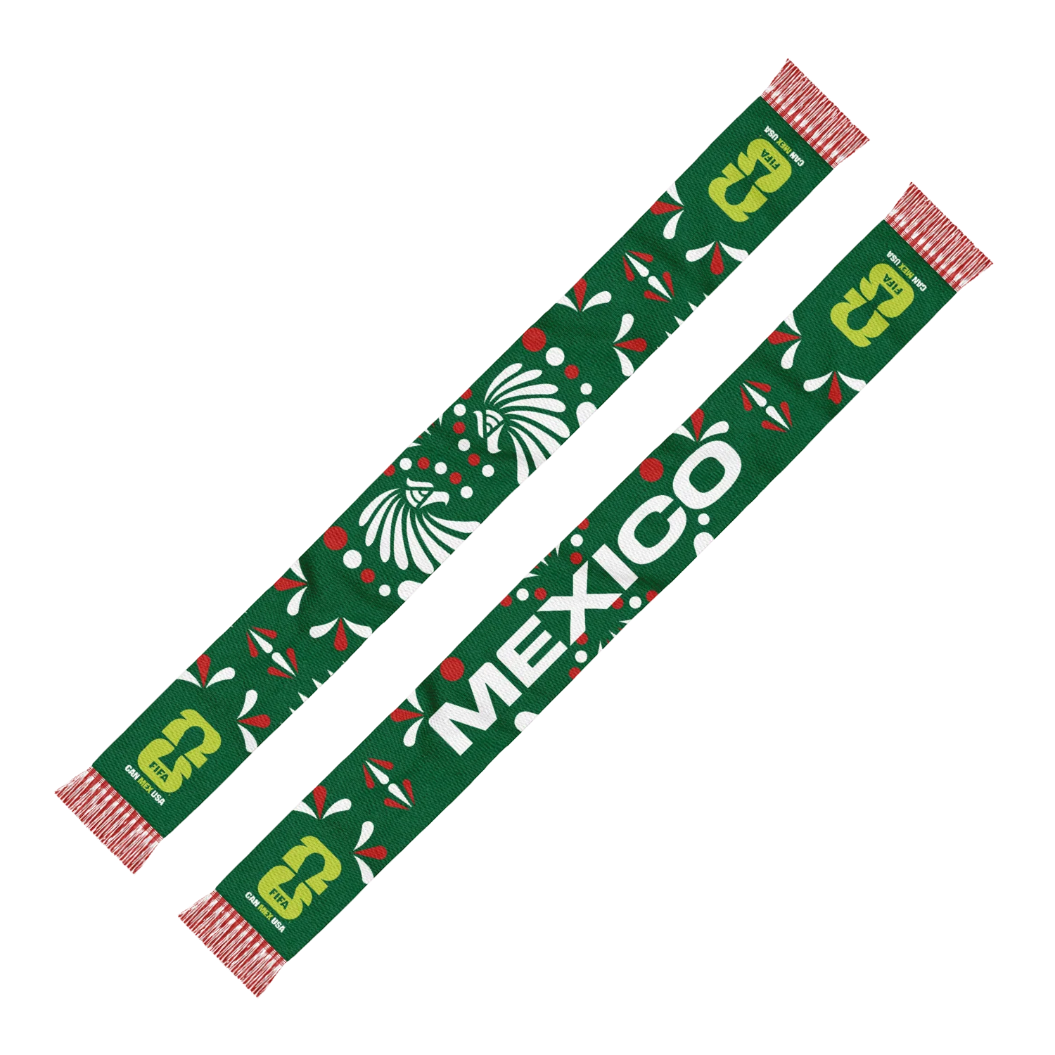 2026 Soccer Fan Collection Host Country Mexico Scarf