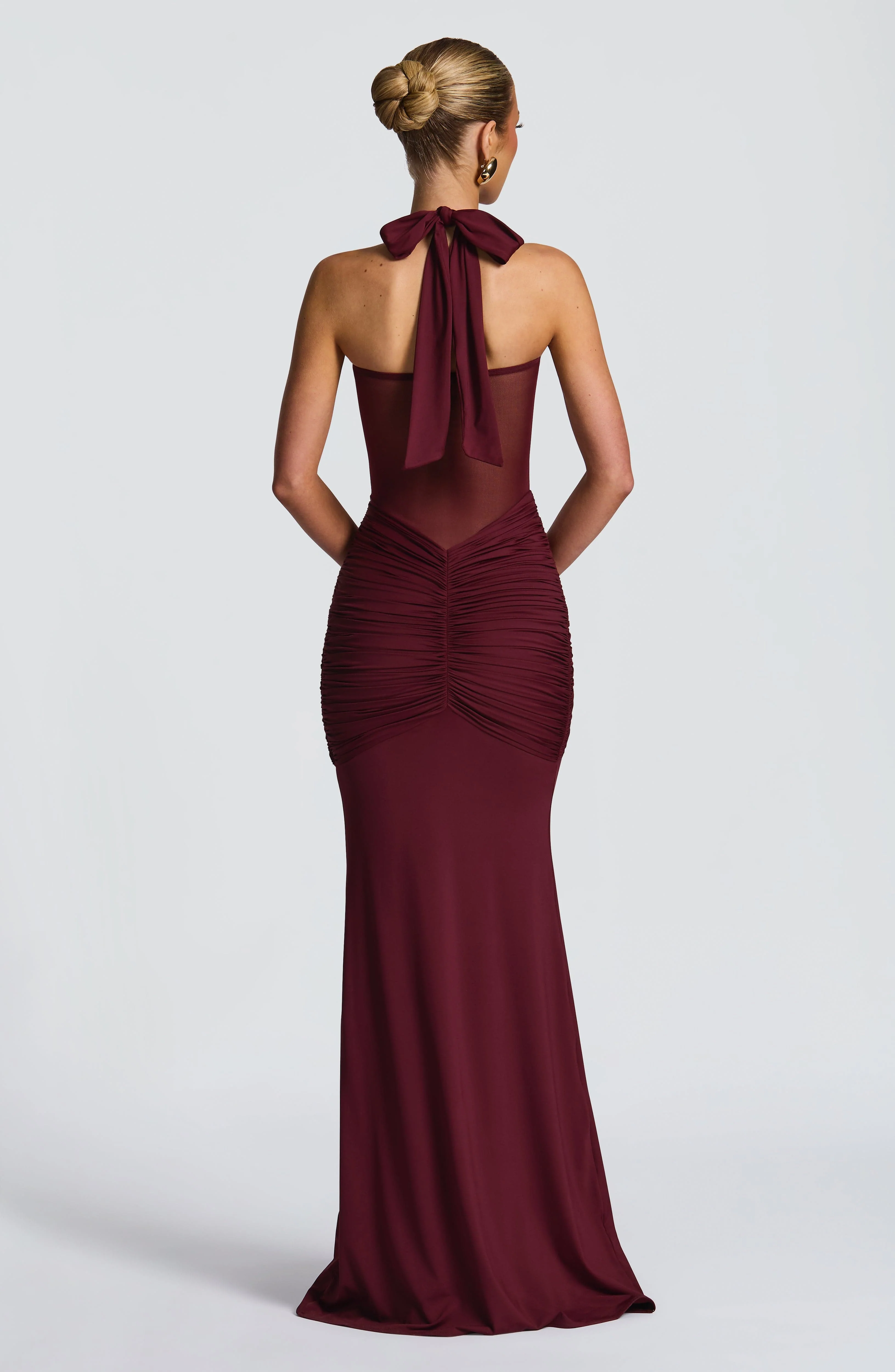 Vixen Maxi Dress - Cherry Lacquer