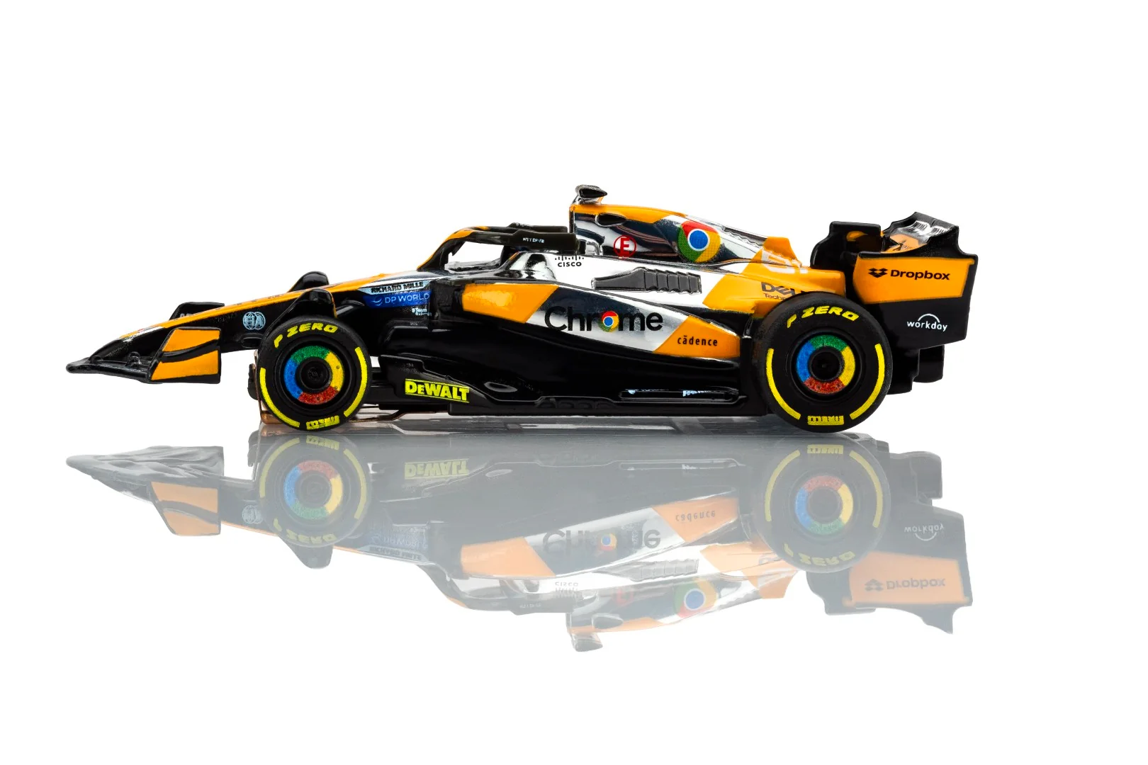 McLaren F1 MCL38 Austin chrome version AFX 22158