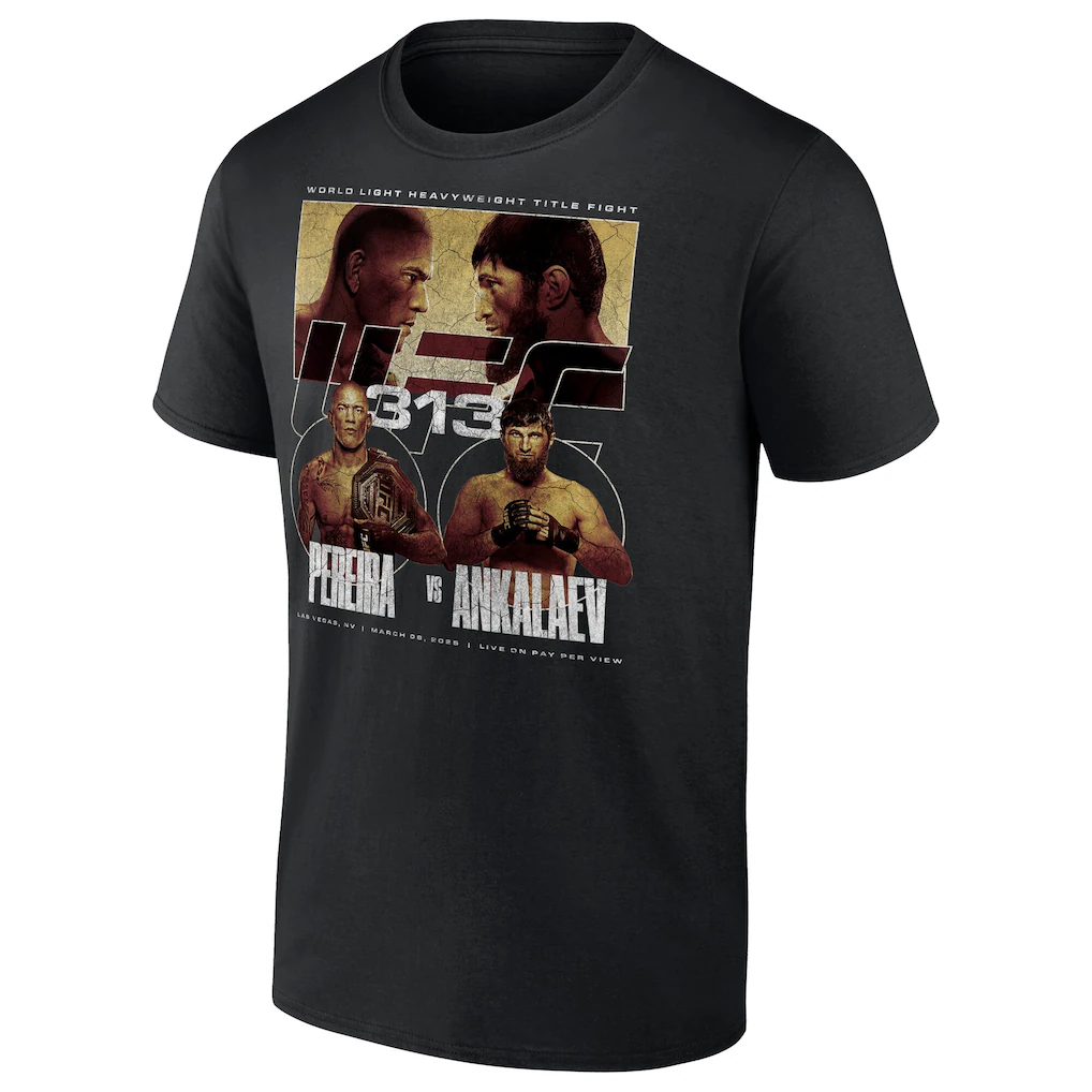 UFC 313 Match Up T-Shirt - Black - Mens
