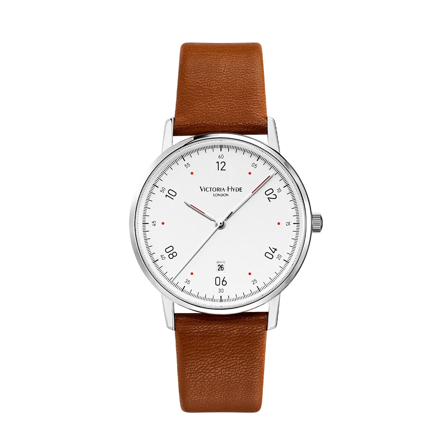 ORTON Series Men's Watch Eco-Friendly Apple Leather Strap - Brown