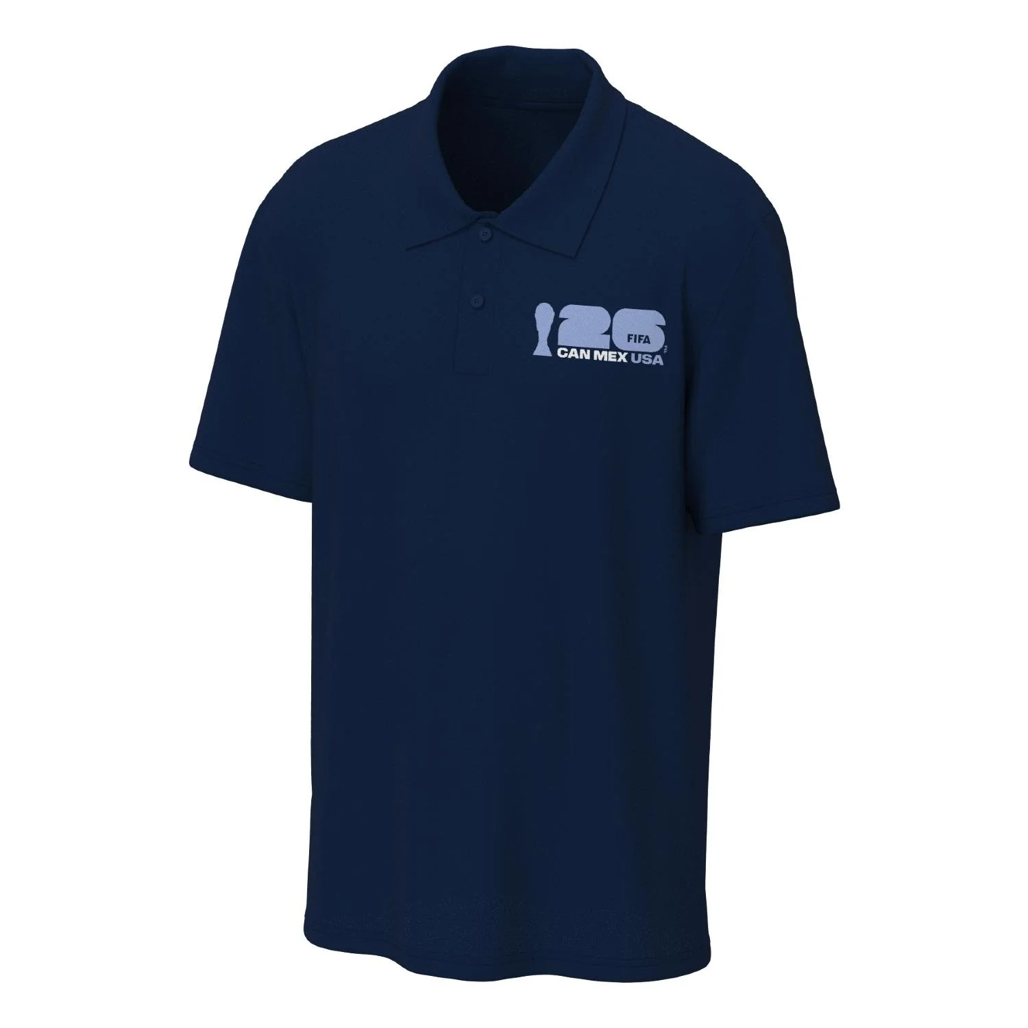 2026 Soccer Fan Collection Host USA Navy Polo - Unisex