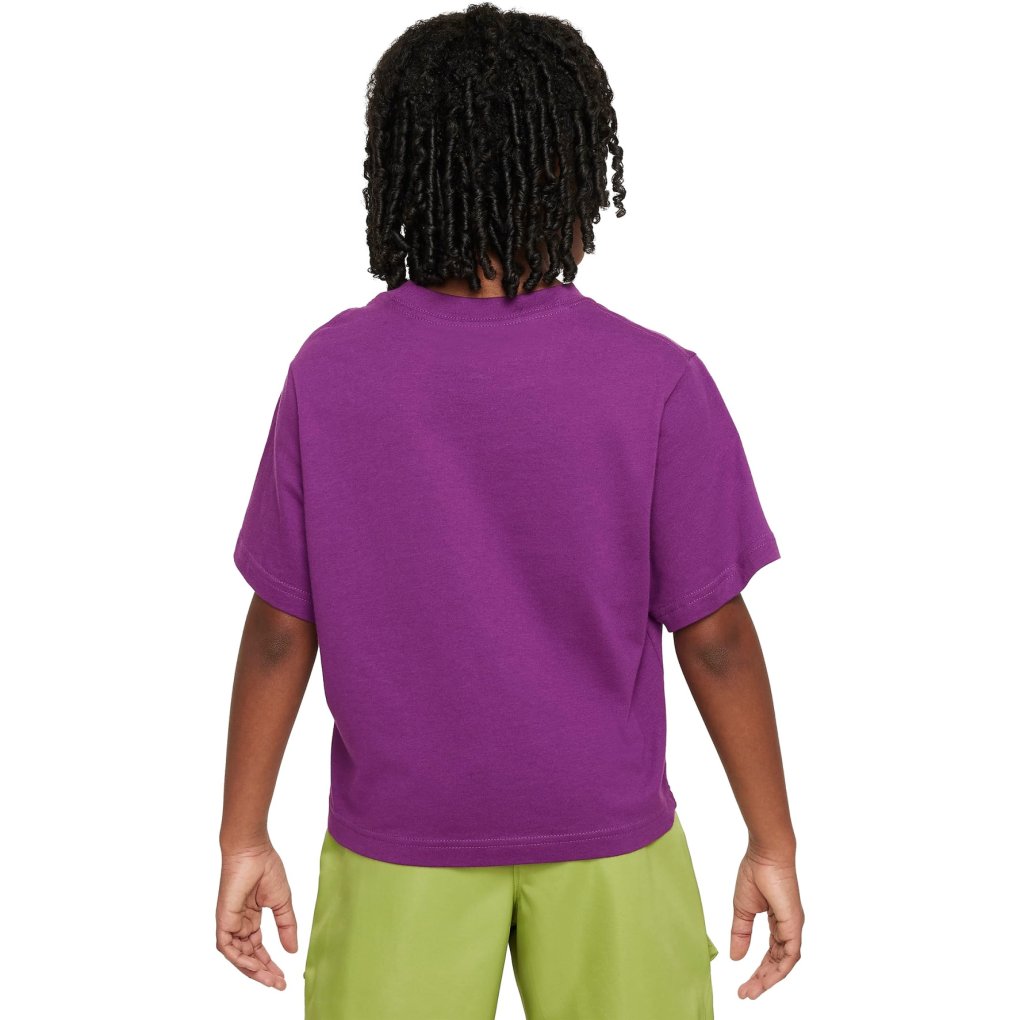 Nike Sportswear Shortsleeve Shirt Big Kids - viotech/white DH5750-503