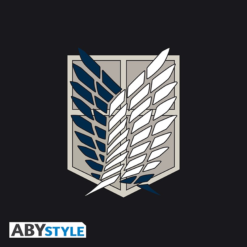 ATTACK ON TITAN Black Cap Scout Symbol