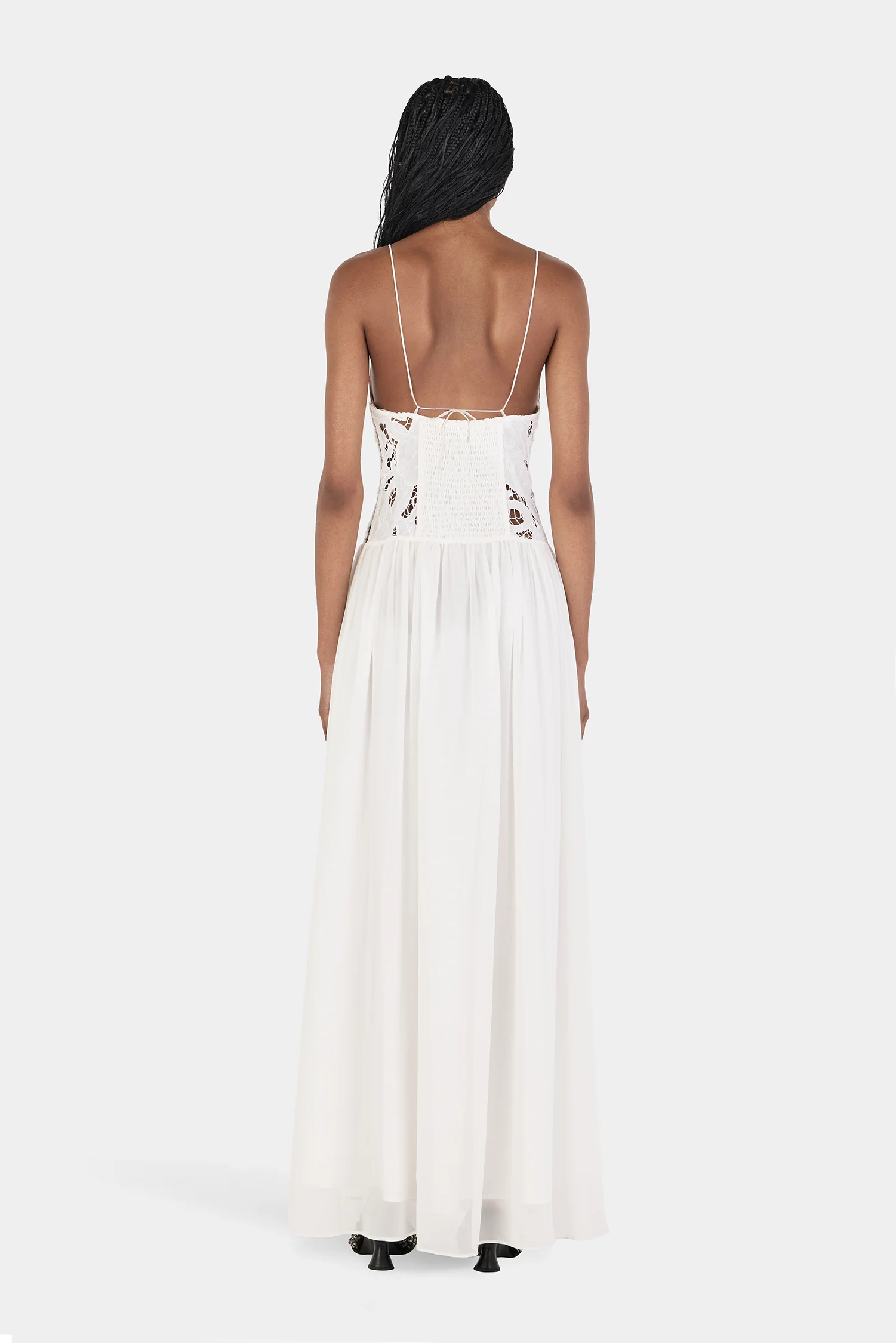Stephanie Maxi Dress White