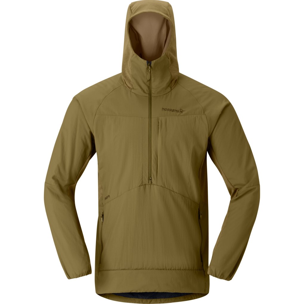 Norrona møre Octa Zip Hood Anorak Men - Dark Olive