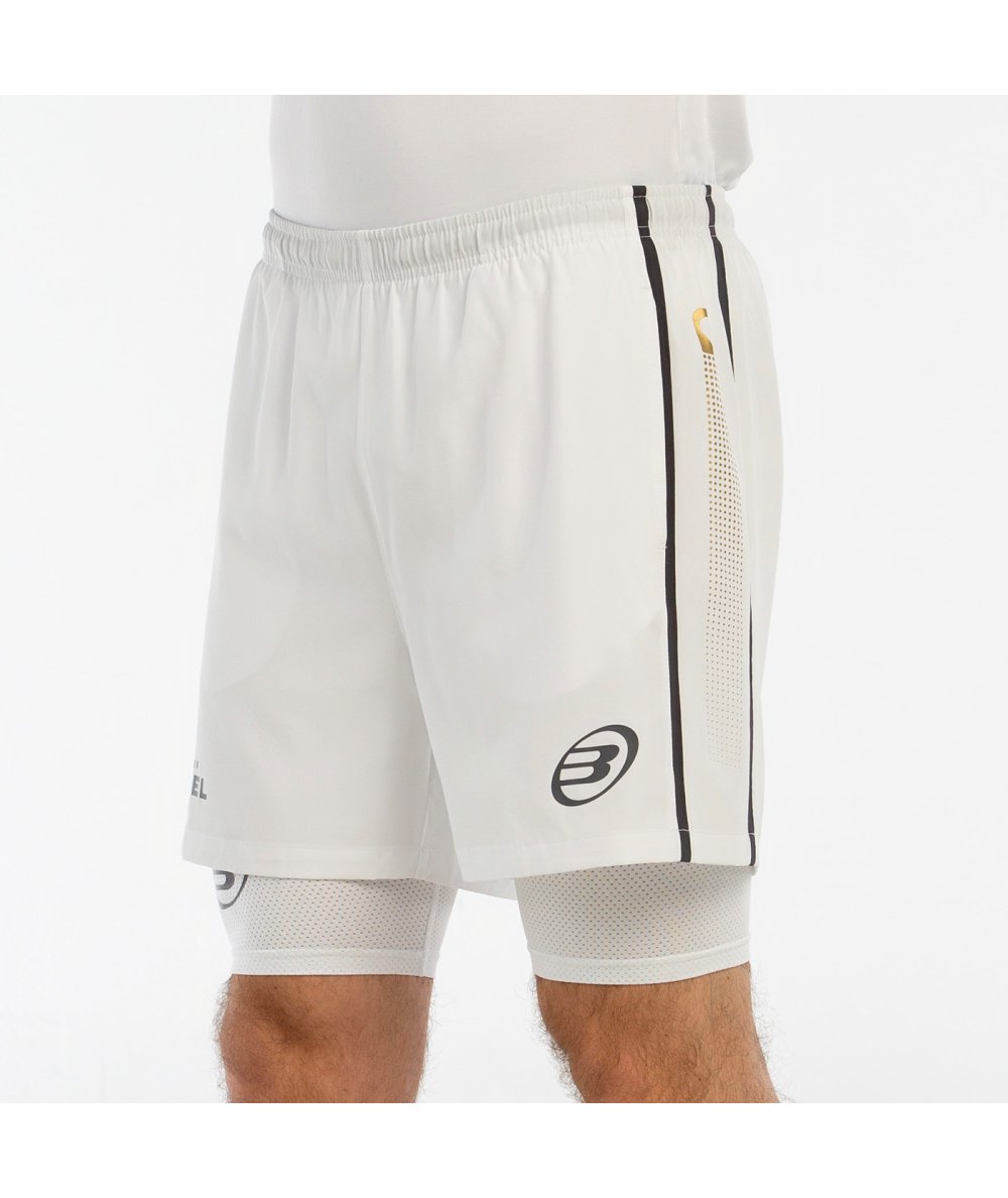 SHORTS BULLPADEL BARDE WHITE