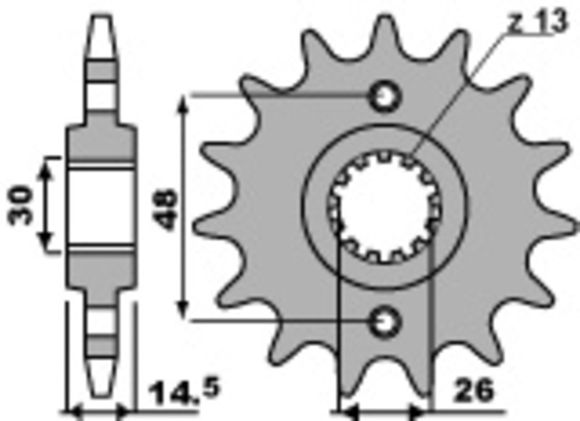 Standard steel PBR box output 339 - 530Ref: Pbr01210A / 1077675001