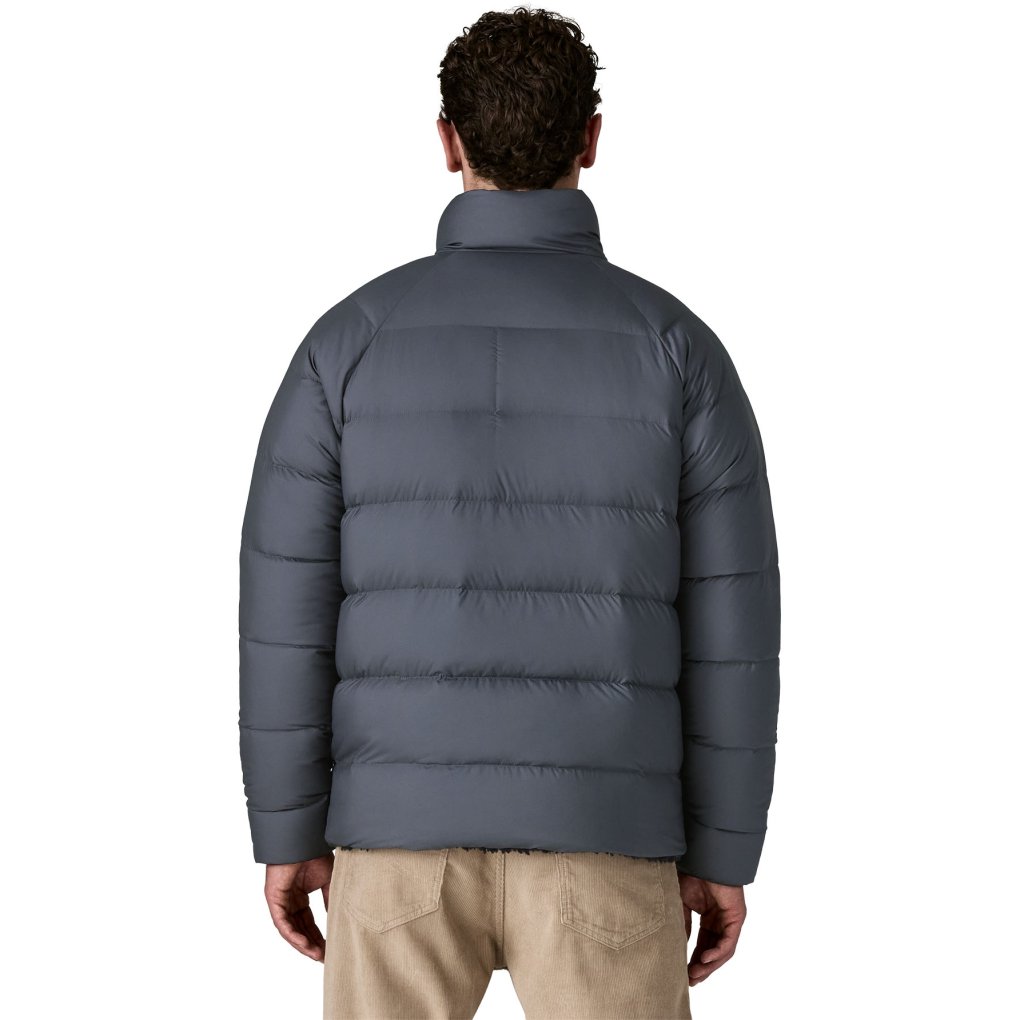 Patagonia Reversible Silent Down Jacket Men - Smolder Blue