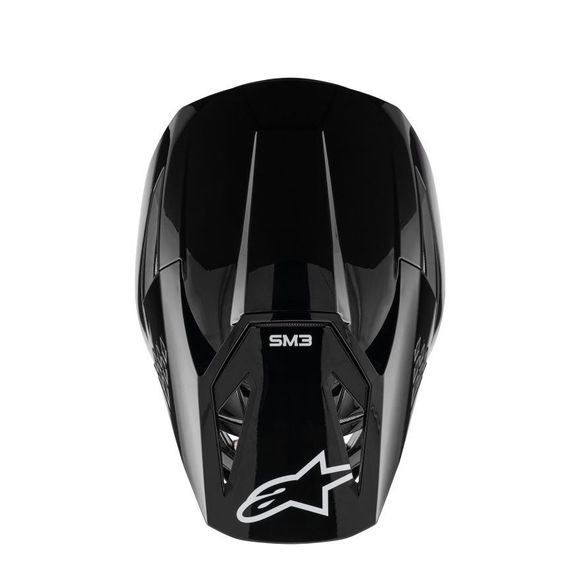 Casque cross Alpinestars S-M3 SOLID 2025 - NoirRef : AP3956