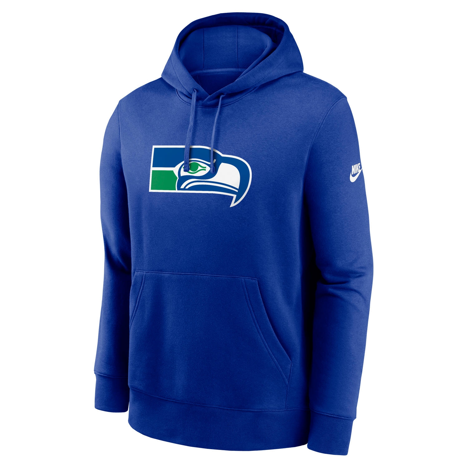 Seattle Seahawks Throwback Nike Club NFL Hoodie Blue