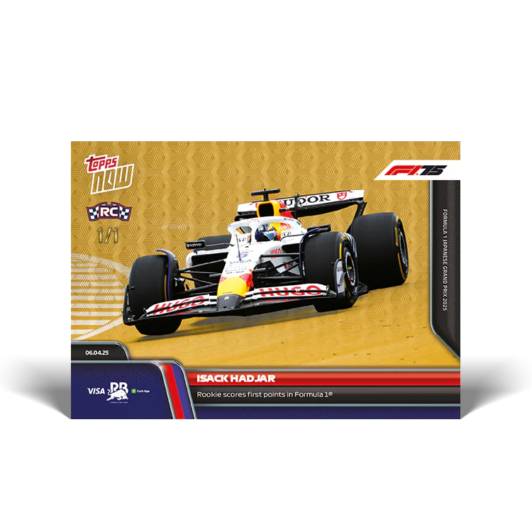 Isack Hadjar - 2025 Formula 1® Topps NOW® Card 26