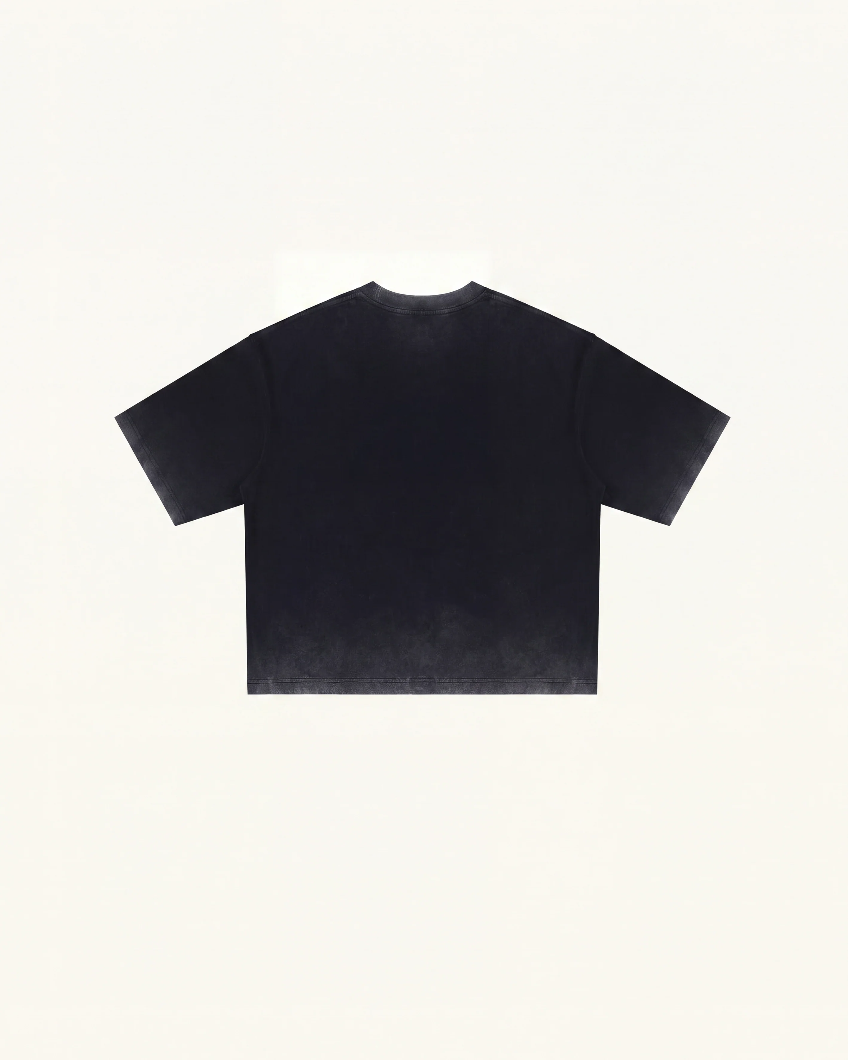 The Enchanted Rhinestone Rose Tee - Faded Black