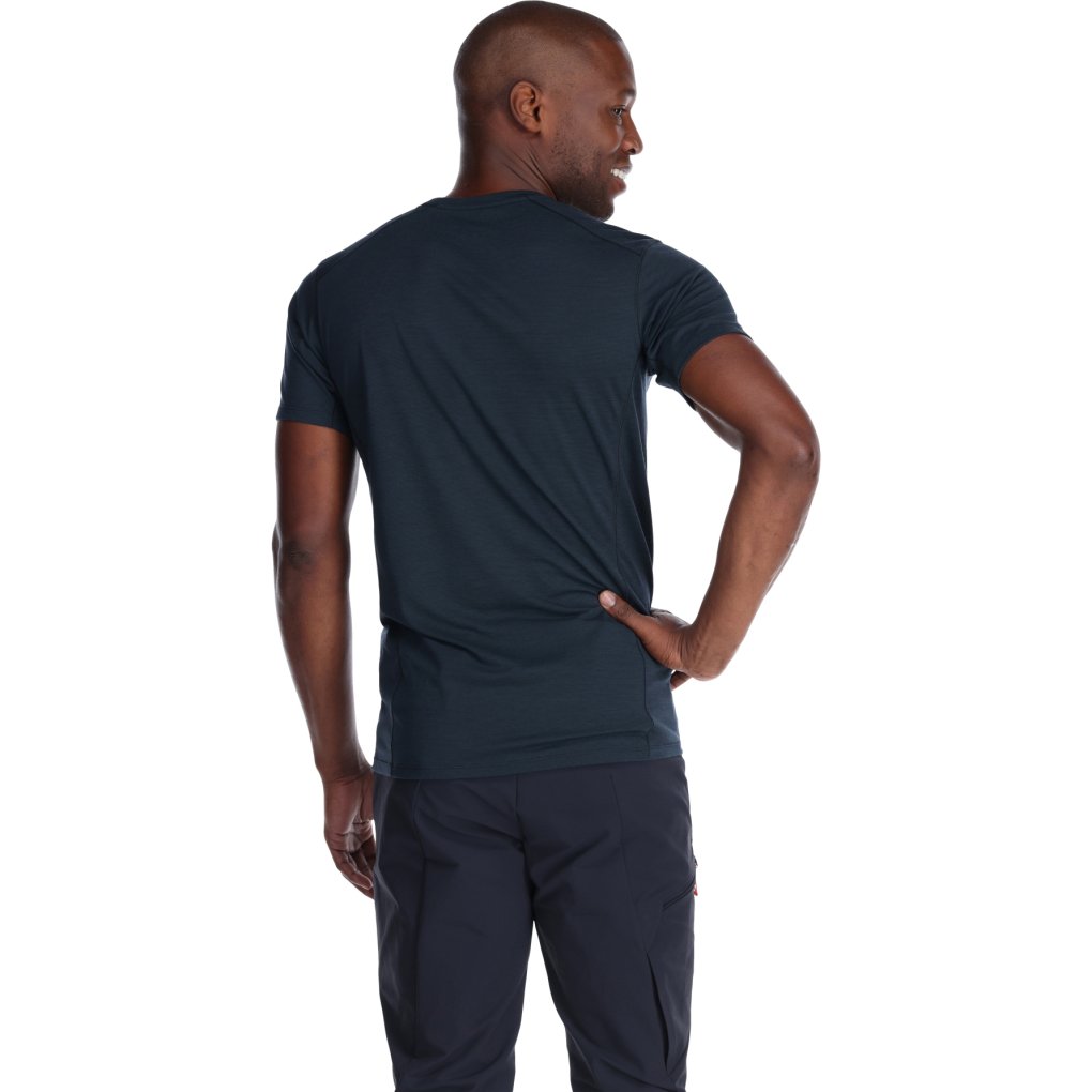 Rab Syncrino Base Tee Men - beluga