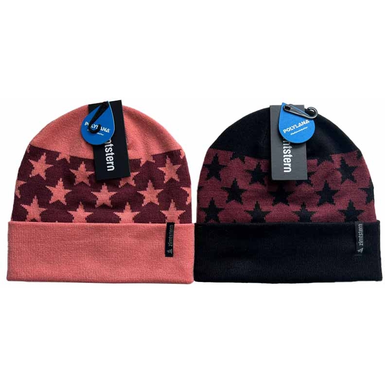 Zimtstern Starz Urban Beanie - Burnt Coral/Windsor Wine