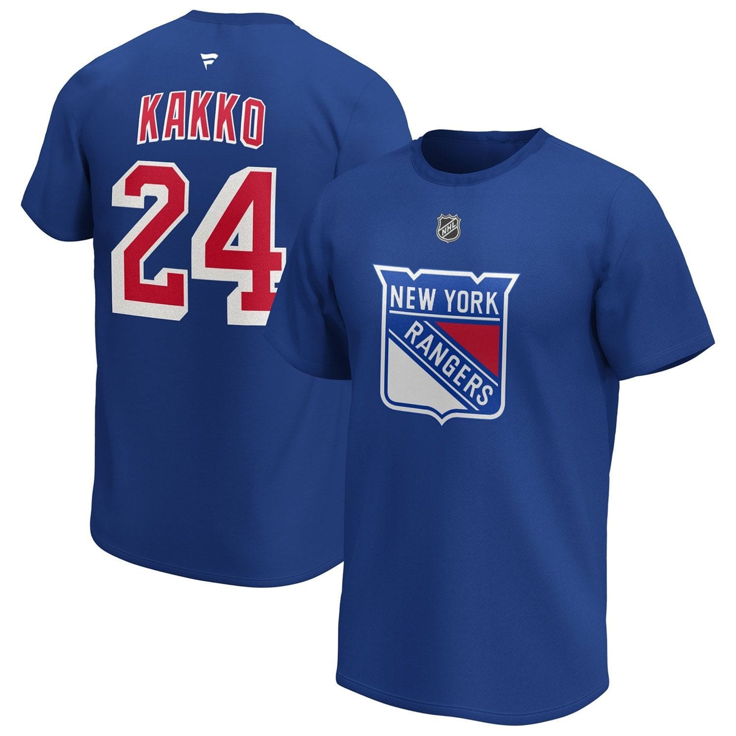 Kaapo Kakko #24 New York Rangers Fanatics Player NHL T-Shirt Blue