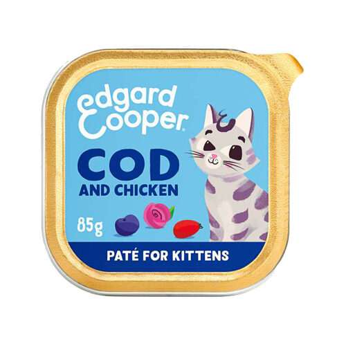 Edgard & Cooper Kitten - MSC Cod and Chicken - Pâté - 16 x 85 g