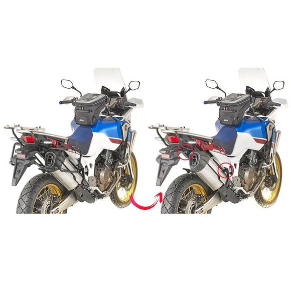 Givi suitcase support for lateral bags - blackRef: PLR1161