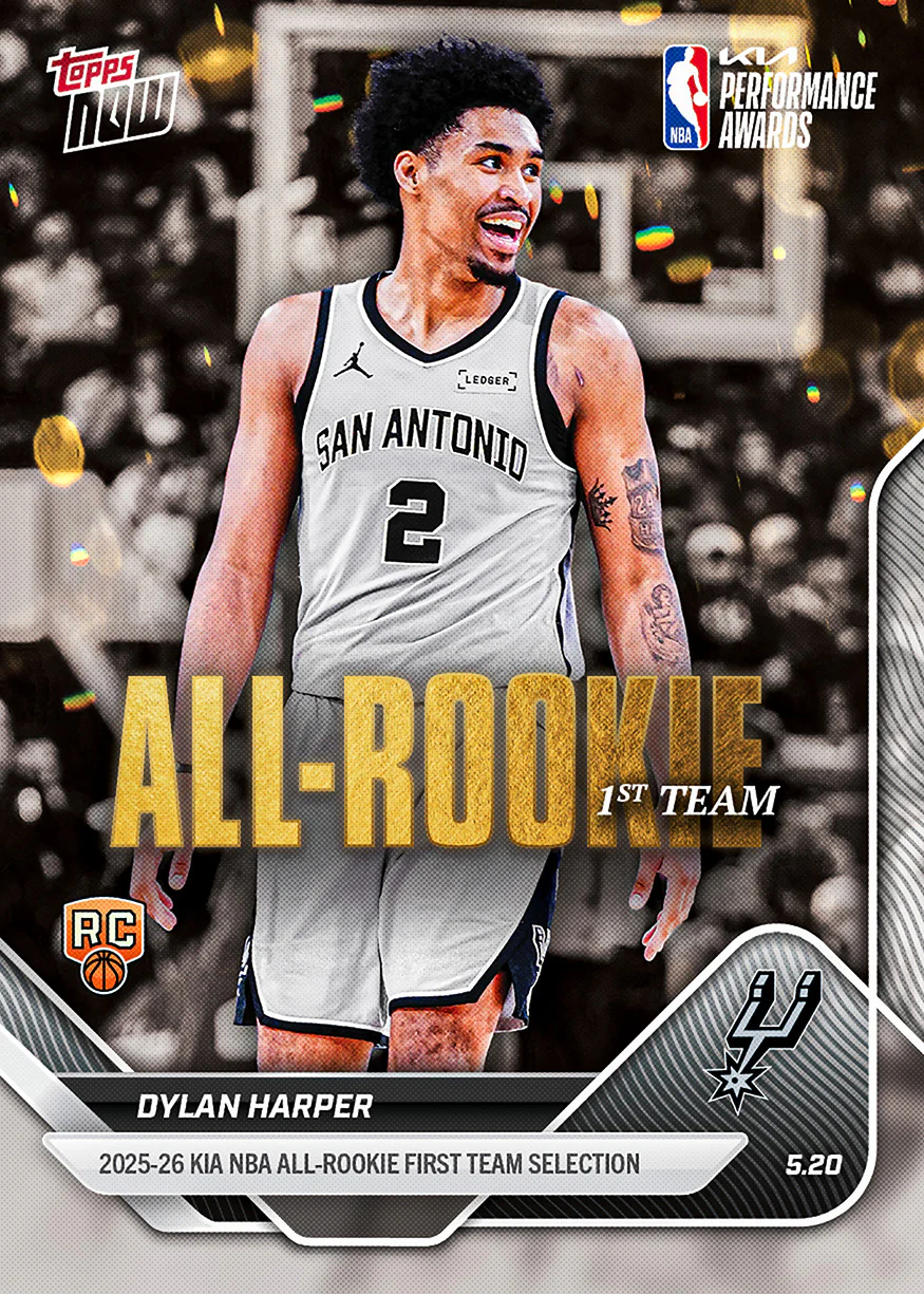 Dylan Harper - 2025-26 NBA Topps NOW® - Card AR04 - PR: 10100