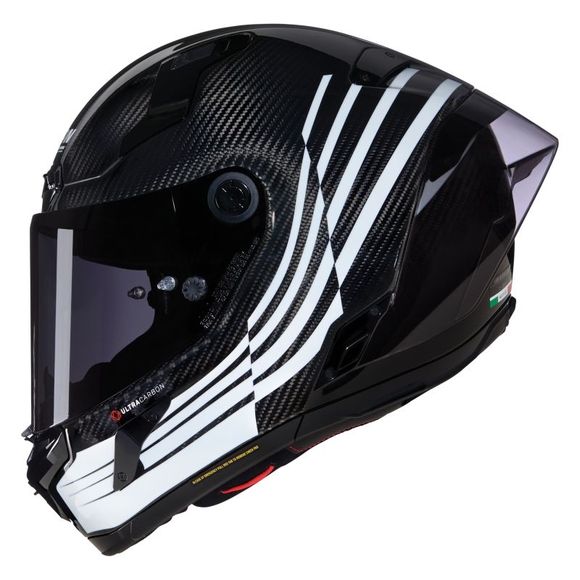 Nolan X -804 RS - Ultra carbon - ALA - Carbon / white helmetRef: Nl1620-C4393