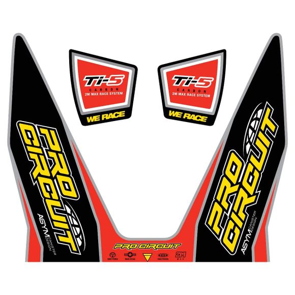 Stickers Pro Circuit Ti-5 UniverselRef : PC0280 / 18600641