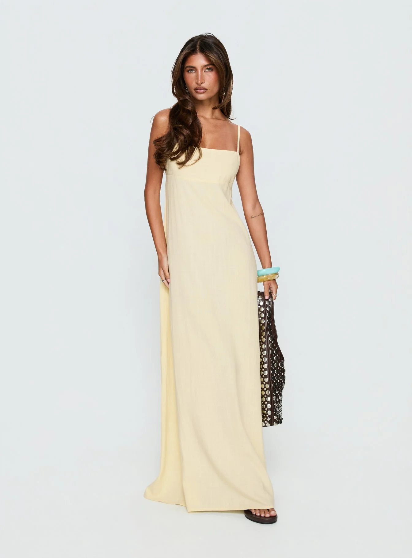 Solie Tie Back Maxi Dress Butter