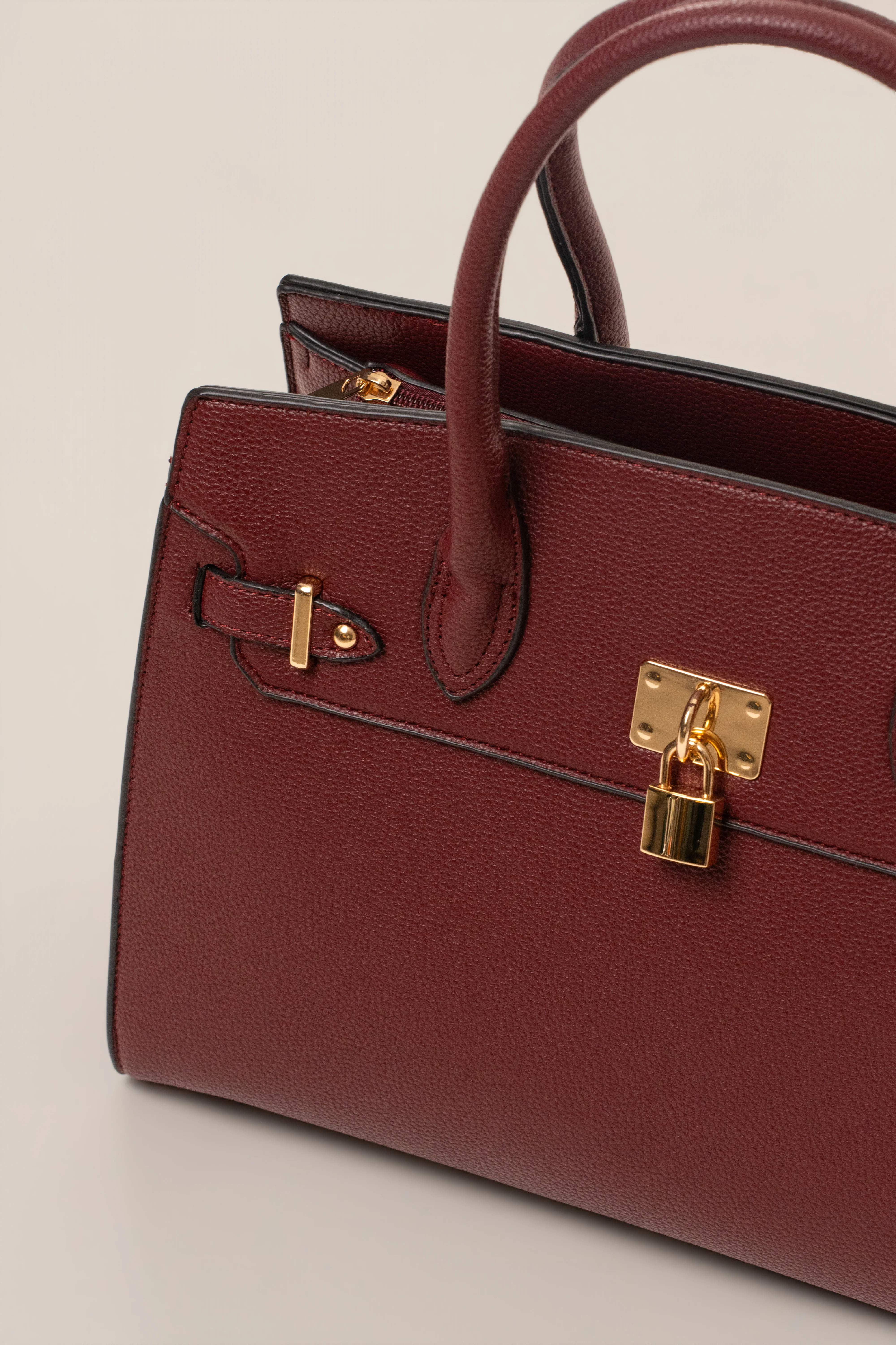 Burgundy Alva Handbag