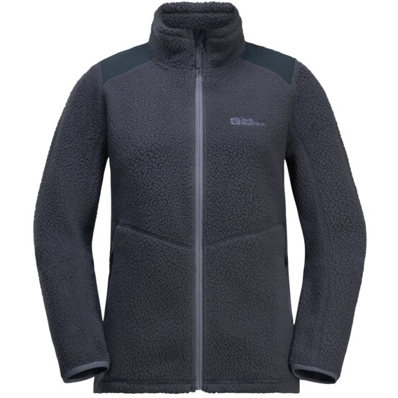 Jack Wolfskin Kammweg Pile FZ Jacket Women - graphite