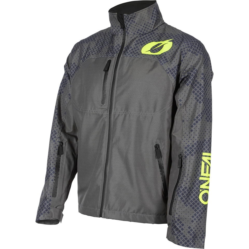 O'Neal Shore Rain Jacket - V.22 gray/neon yellow