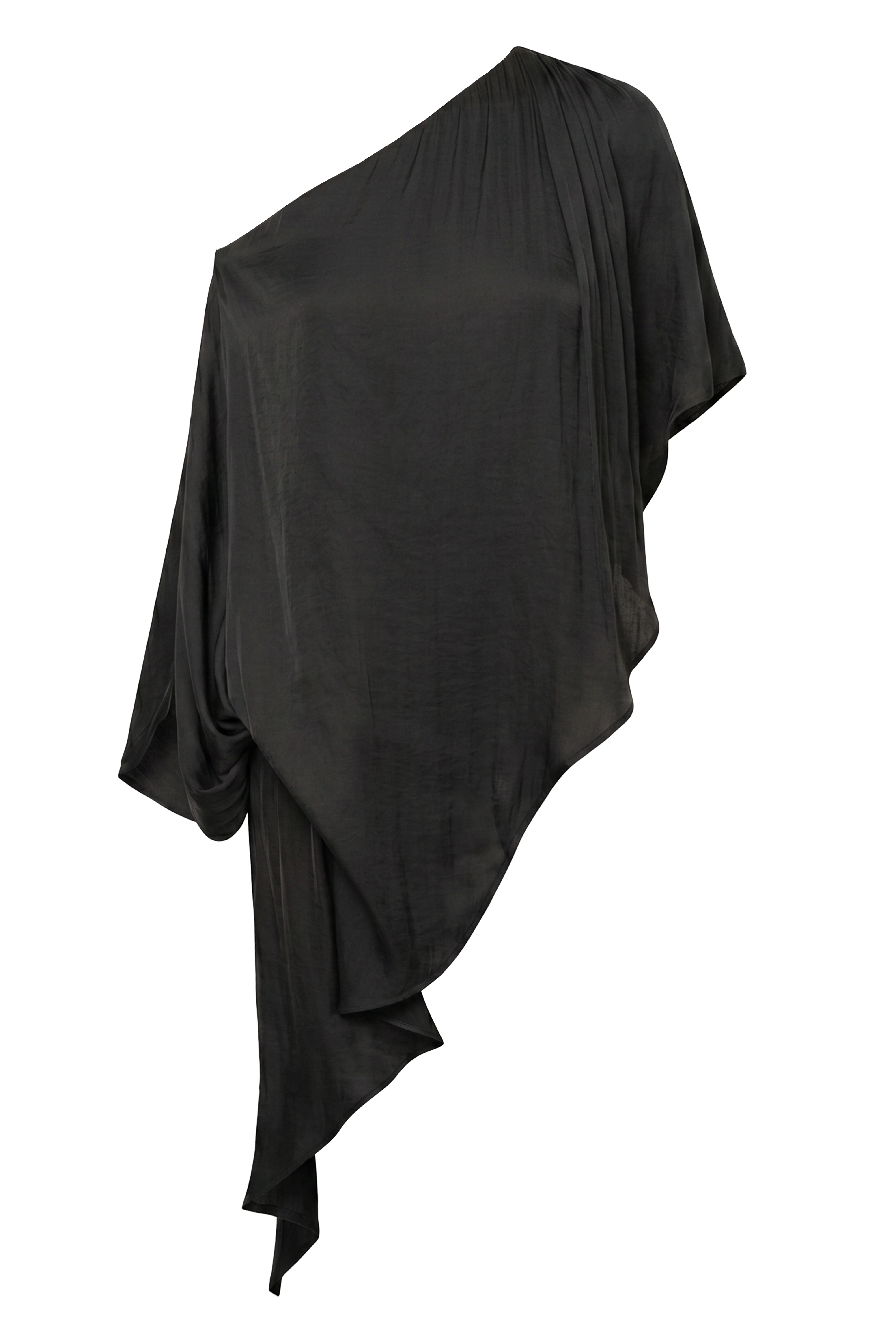 Black Brisa Drape Top