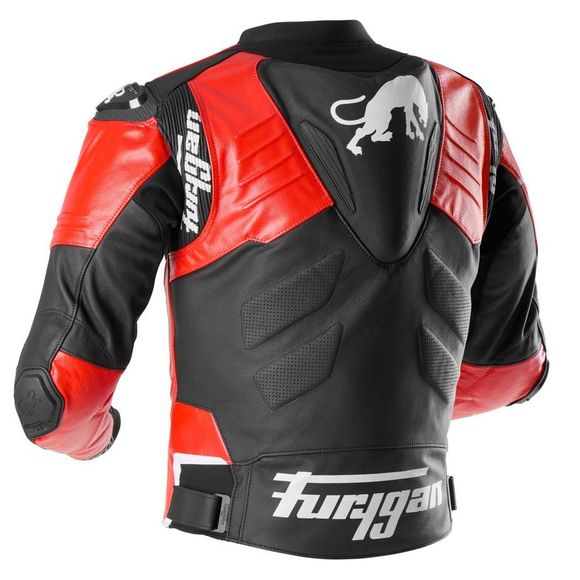 Furygan SIRIUS Motorcycle Jacket - Black / RedRef: Fu1423-C199