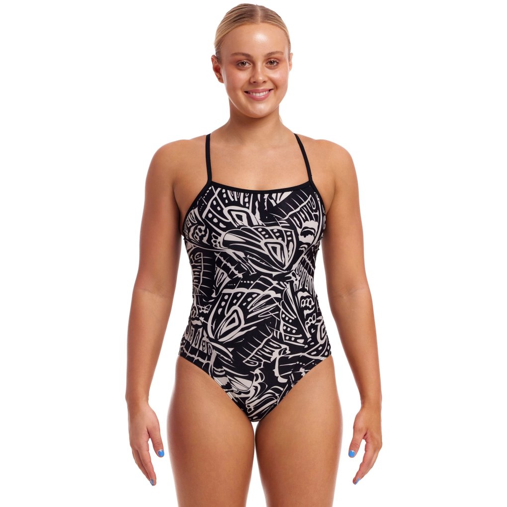 Funkita Single Strap Eco One Piece Swimsuit Women - Night Flyer