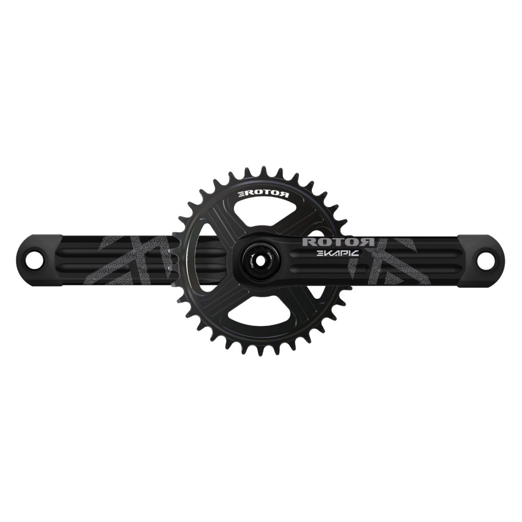 Rotor Direct Mount eMTB Chainring - Round | for Fazua Evation - eRing - E-Logo