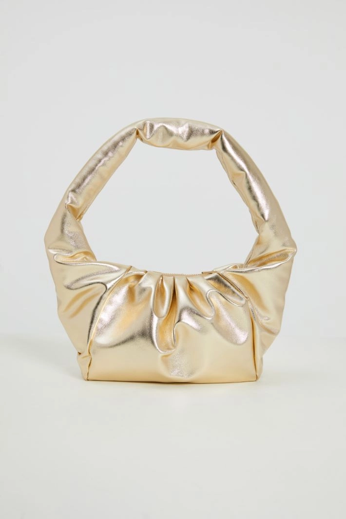 Padded shoulder bag - GOLD