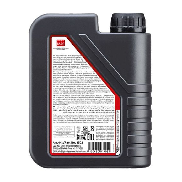 Liqui Moly 10W-50 Street Race 1L Universal engine oilRef: LIML0002 / 1502