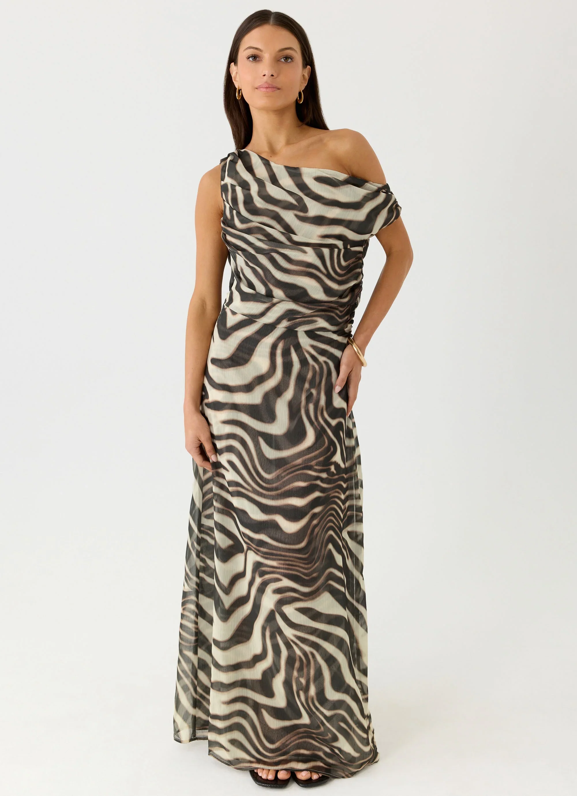 Mernas Maxi Dress - Zebra