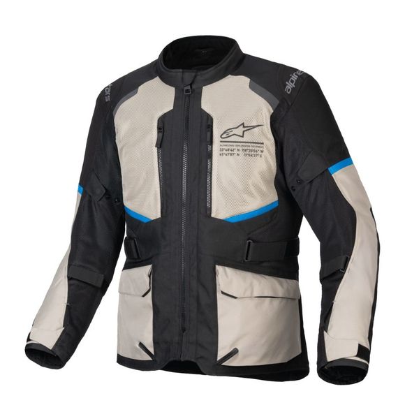 Motorcycle Jacket Alpinestars ANDES AIR DRYSTAR - Grey / BlueRef: AP3300