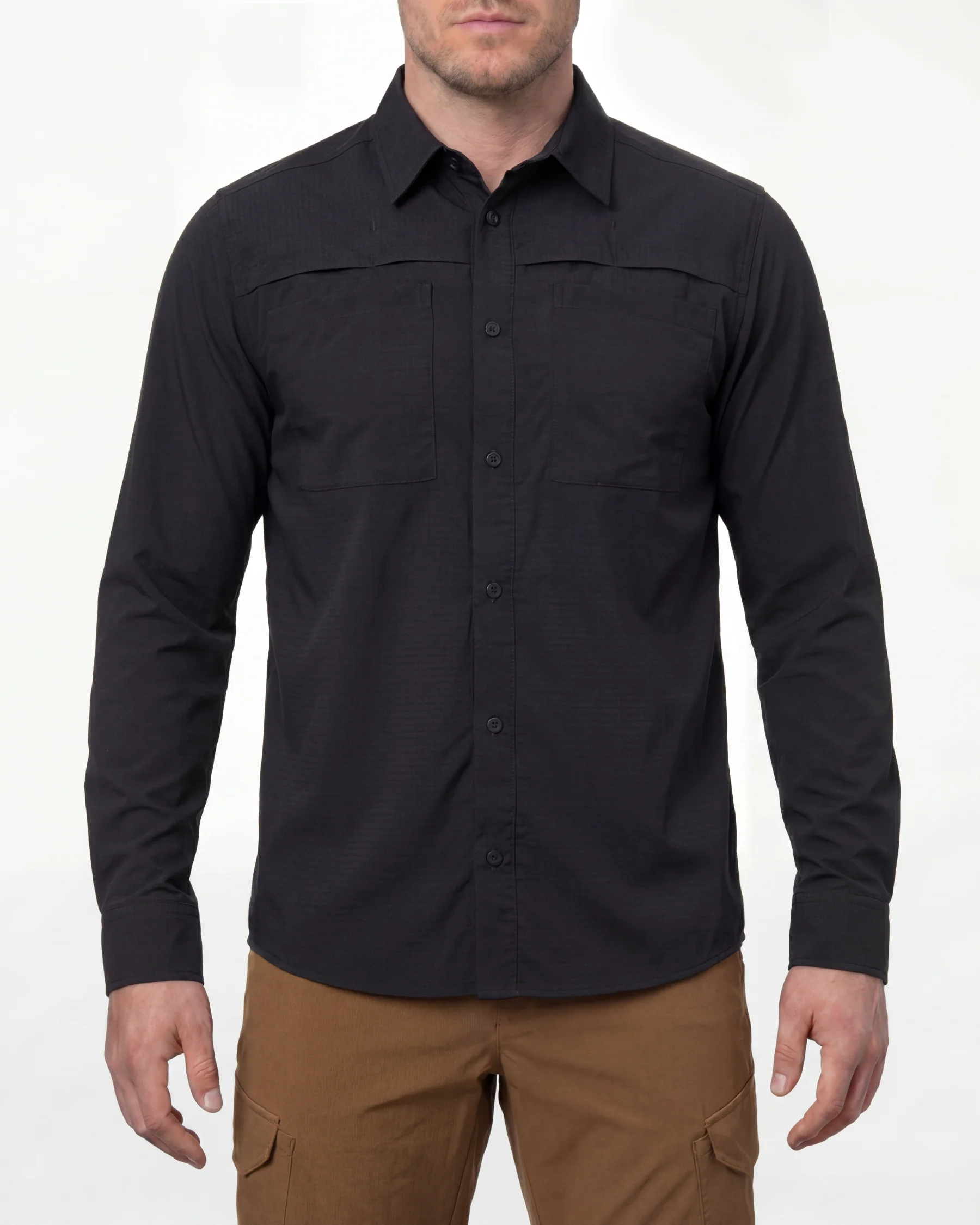 Stretch Ripstop Long Sleeve Work Shirt e.s.t:aktik