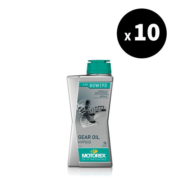 Huile de boite Motorex Hypoid Gear Oil - 80W90 10x1L UniverselRef : MX00143A / 3032298