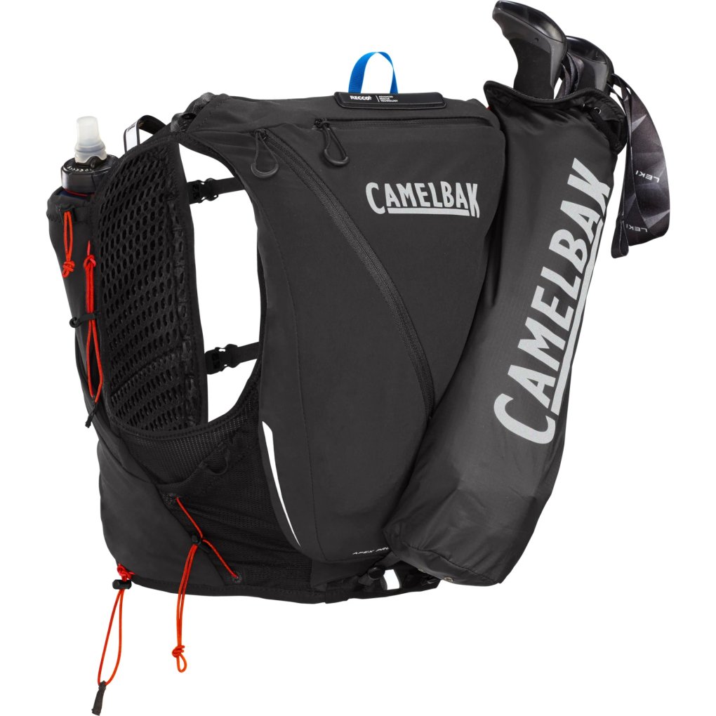CamelBak Apex Pro 12L Run Vest + 2 x 500ml Quick Stow™ Flasks - black