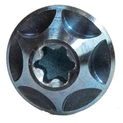 SILCA Titanium Cage Bolts - M5x12 - Pack of 4 - aqua